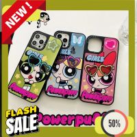 MSK เคสไอโฟนสวยเก๋ ใหม่ล่าสุด เคสกระจก กันกระแทก casetify การ์ตูน สาวพาวเวอร์พัพฟ์ เคสโทรศัพท์ iphone 13Promax ป้องกันการหล่น apple 11/12 น่ารัก XR บางเฉียบ 7/8P เคสไอโฟนทุกรุ่น เคสไอโฟนราคาถูก