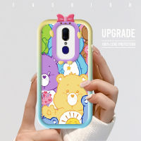 เคส OPPO F11 R15 R17 Oppo F11เคสการ์ตูนแชร์เชียร์ Funshine มอนสเตอร์เปลือกเลนส์โทรศัพท์ปลอกกันกระแทกฝาครอบป้องกันแบบนิ่ม