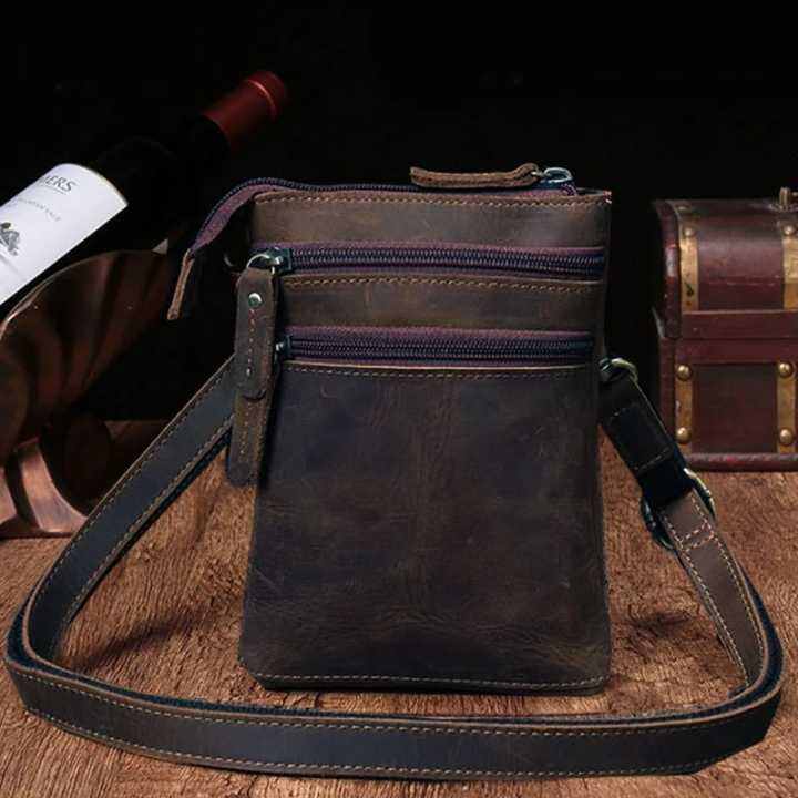 Tas Kulit Asli Pria Selempang Original - Tas Pria Kulit Sapi Asli