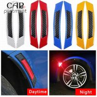 Anti-collision Car Reflective Strip 2pcs Security Tag Warning Auto Side Anti-scratch Strip Car Door Bumper Sticker Safety Mark Car Door Protection