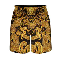 Advanced Sense= Luxury Versace Quick Dry beach shorts mens fashion printed Boardshorts sports swimming shorts loose plus size five-point pants 03 ?