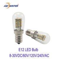 โคมไฟเส้นใยขาวอบอุ่นประหยัดพลังงานดีไซน์12V 24V หลอดไฟ Led E12 220V 110V 2W โคมไฟ360องศา