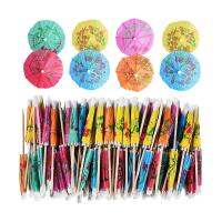 144Pcs Cocktail Umbrella for Drink&amp;Food, Decorative Toothpicks for Party,Hotel, Restaurant,Tiki Bar,Hawaiian Party