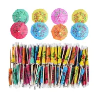 288Pcs Cocktail Umbrella for Drink&amp;Food, Decorative Toothpicks for Party,Hotel, Restaurant,Tiki Bar,Hawaiian Party