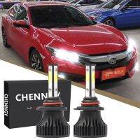 มาใหม่ล่าสุดสำหรับ2016-2018 Honda Civic-2Pc Combo ไฟหน้ารถมอเตอร์ไซค์แบบ LED ชุดเปลี่ยนไฟสูง