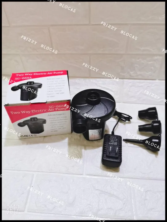 ☆COD XG668A TWO WAY Electric Air pump/inflator/deflator Lazada PH
