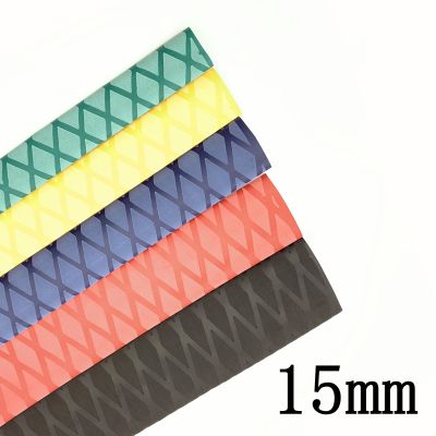 1M 15mm Anti Slip Heat Shrink Tube for Fishing Rod Bicycle Wrap Electrical Insulation Soft Waterproof Handle Racket Grip Sleeve