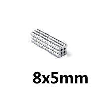 10/20/50PCS 8x5 mm Small N35 Round Magnet 8mmx5mm Neodymium Magnet Dia 8x5mm Permanent NdFeB Strong Powerful Magnet 8x5 mm