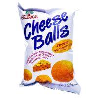 สินค้าเข้าใหม่ Premium ? แพ็ค 2 ชิ้น Oriental Cheese Balls Snacks 60g. โอเรียนเต็ล ชีสบอลขนมขบเคี้ยว 60 กรัม?