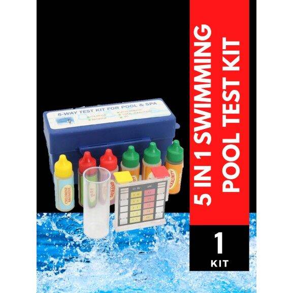 ☜Swimming Pool Test Kit Chlorine pH Tester 2in1 5in1 Chlorine pH