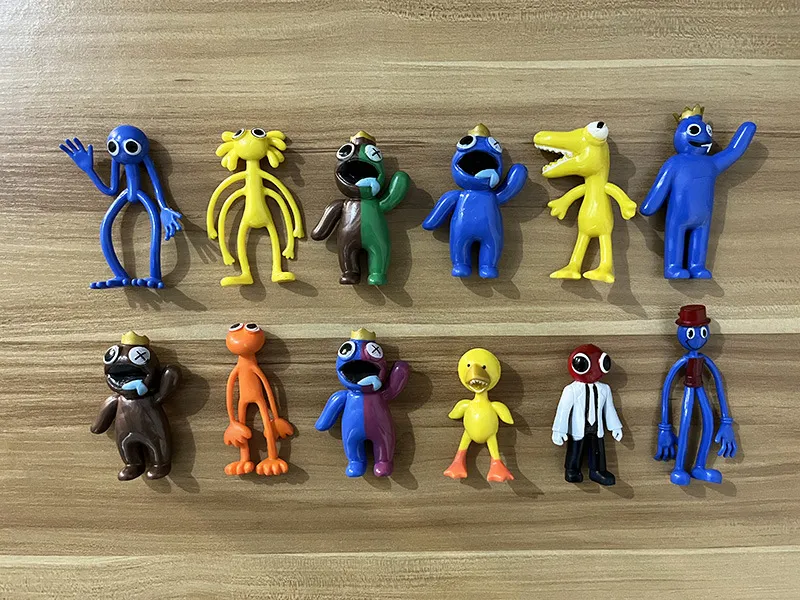 2023 Roblox Rainbow Friends Figuras Modelo Bonecas Anime Figura Jogos de  Terror Car Cake Decoração Crianças Brinquedos Presente