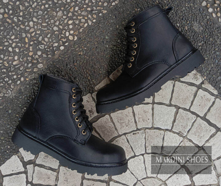 MARDINI SHOES - MARIKINA - Men's Boots - MARTY BLACK CRAZY HORSE ...