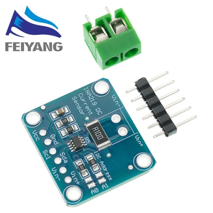 ina219-bi-directional-dc-current-power-supply-sensor-breakout-module-diy-3v-5v-iic-i2c-power-monitoring-sensor-module-electrical-circuitry-parts