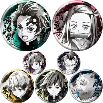 Demon Slayer Kochou Shinobu Tomioka Giyuu Kamado Tanjirou Enamel Pins  Brooch Collecting Metal Colorful Lapel Badges