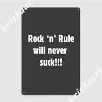 You Rock แผ่นโลหะโปสเตอร์ผับ Mural Design เครื่องตกแต่งฝาผนังโปสเตอร์ดีบุก  （Stock size: 20cm * 30cm）