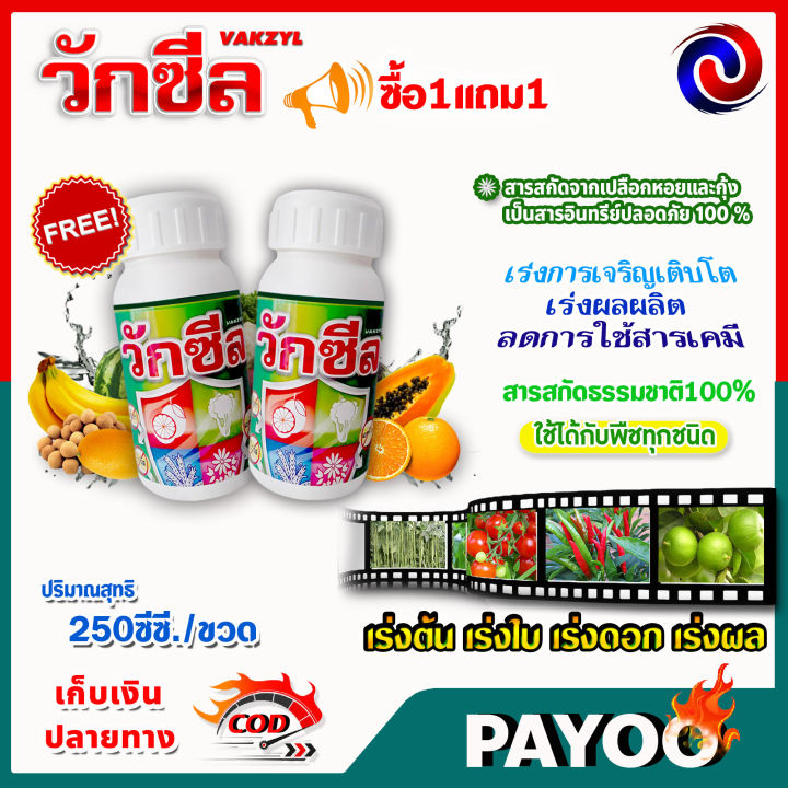 ซื้อ1แถม1-วักซีล-ปุ๋ยน้ำ-อาหารเสริมพืช-ฮอร์โมนพืช-250-ซี-ซี