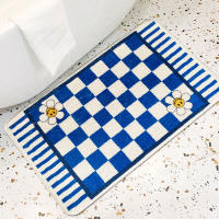 Daisy Entrance Door Mat for Bedroom Living Room Absorbent Kitchen Carpets Non-Slip Bathroom Floor Rugs Soft Foot Pad