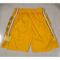 (10 Styles) Nba Los Angeles Lakers 2020 Yellow Season City Edition Shorts And Other Styles Basketball Shorts