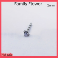 Family Flower Flash Sale 1ชิ้นต่างหูสตั๊ดไทเทเนียม zircon สำหรับผู้หญิงสาวปาร์ตี้ใหม่ของขวัญเครื่องประดับที่ดี