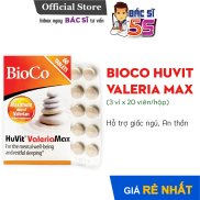 HUNGARY Hỗ trợ giấc ngủ, an thần - Bioco Huvit Valeria Max 3 vỉ x 20 viên