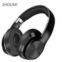 Shoumi Wireless Headphon Bluetooth Over Eer Blue Tooth 5.0 Headphone for Pc Stereo Headset Earphone with Mic Support TF-Card FM