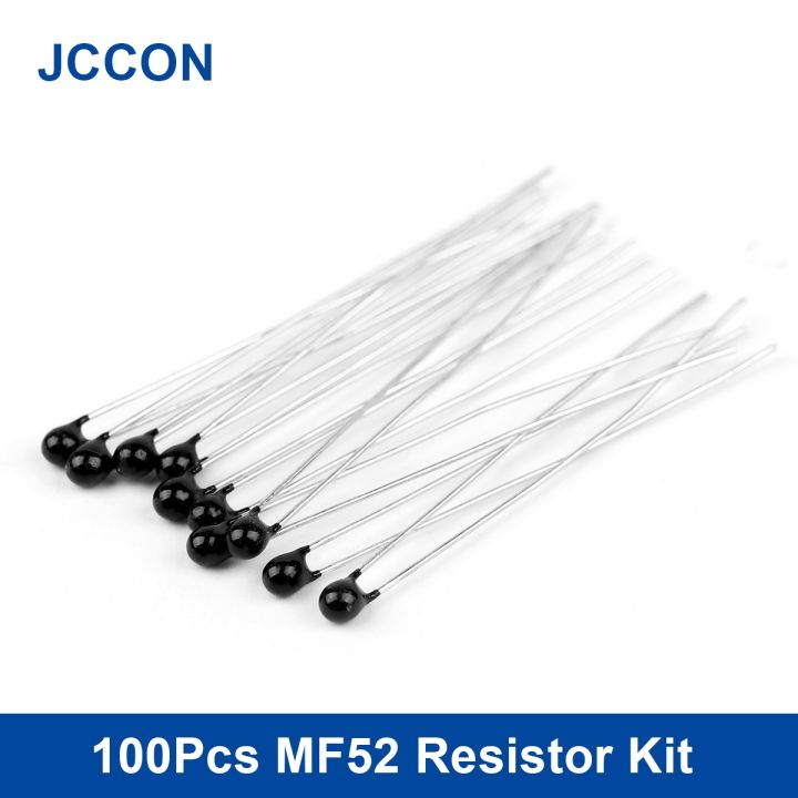 100pcs Lot Mf52 Ntc Thermistor Thermal Resistor Kit Ntc Mf52at 1k 2k 3k 4 7k 5k 10k 20k 47k 50k