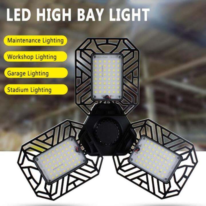 led-ไฟโรงรถ-60-วัตต์-e26-e27-หลอดไฟ-led-เพดาน-3-ใบมีดพัดลมโคมไฟ-deformable-ชั้นใต้ดินแสงสำหรับโรงรถการประชุมเชิงปฏิบัติการอุตสาหกรรมลำคลังสินค้าฯลฯ-ไม่มีการเคลื่อนไหวเปิดใช้งาน