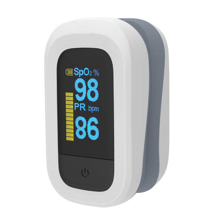 Yongrow Pulse Oximeter Finger with Alarm Oxymeter OLED Monitor Blood ...