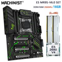 MACHINIST X99 Set Motherboard LGA 2011-3 Kit Xeon E5 2680 V4 CPU Processor 16GB(2*8G) DDR4 RAM Memory 2666Mhz SSD Sata M.2 ATX