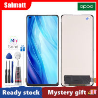 Salmatt หน้าจอ LCD TFT 6.5นิ้วสำหรับ OPPO Reno 3 Pro 5G Reno 4 Pro 5G จอแสดงผล LCD แบบสัมผัสหน้าจอ Digitizer OPPO Reno แทนการประกอบสำหรับ3 Pro 5G CPH2009 Reno 4 Pro 5G หน้าจอ CPH2089หน้าจอ LCD จอแสดงผล TFT LCD