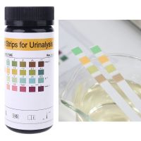 A2UD 100 Strips High Accuracy Urinalysis Test Strips Analyzing Glucose pH Protein Ketone Fitting for Household Home Durable Medical Tests