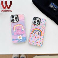 เคสโทรศัพท์แฟชั่นลายผีเสื้อสีรุ้งไล่ระดับแสงสำหรับ VIVO Y20 Y20i Y20S Y12S Y12A Y20A V2026 V2027 V2029 V2032 V2042 Y50 Y30i ปลอกหลังซิลิโคนนุ่ม3 In 1