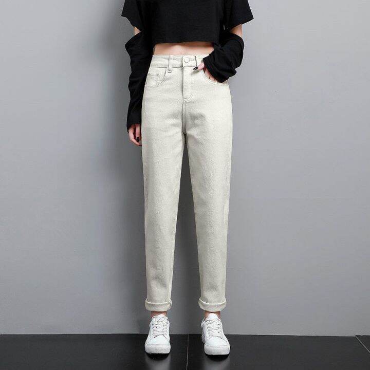 Winter white hot sale velvet pants