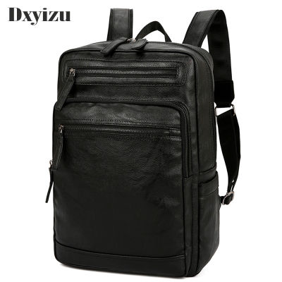 2022 Sheepskin Business Shoulder Bag Male Travel Backpack Laptop School Bag High Quality Mens Daypacks For Teenager Boys