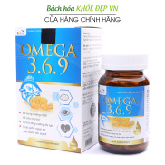 Viên dầu cá Omega 369 bổ não, sáng mắt