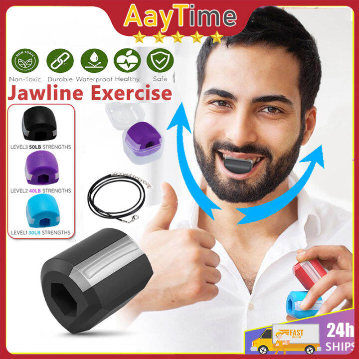 Silica Gel Jaw Exercise Line Ball Foodgrade Muscle Trainin Fitness