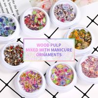 【CW】 8 Color Rhinestones Manicure Mixed Wood Pulp Piece Decoration Fruit Stick TSLM1