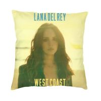 West Coast Lana Del Rey pillowcase, matte printed pillowcase for living room fashion home decoration pillowcase  (Double sided printing design for pillow)