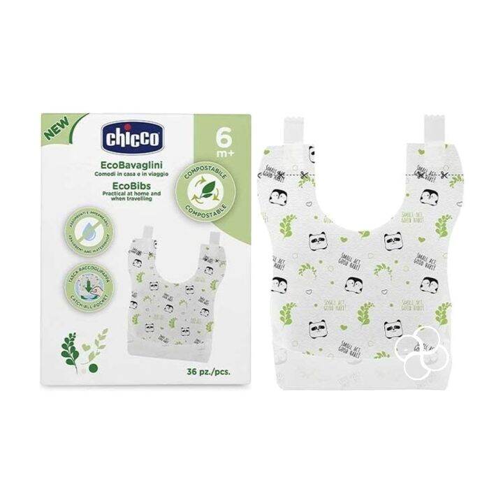 Chicco Disposable Eco Bibs 36s Lazada PH