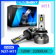 Novsight N37 6500K Đèn pha LED siêu sáng H11 Đèn pha LED Bộ đèn pha Đèn