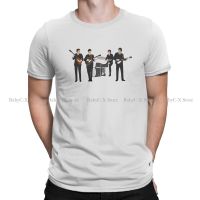 Vintage Retro Line Up Unique Tshirt The Beatle Band Top Quality New Design Graphic T Shirt Short Sleeve