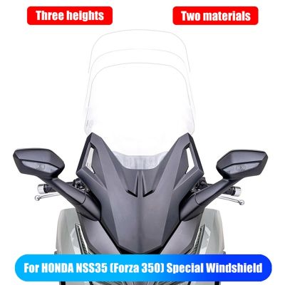 Motorcycle Windshield Windscreen Wind Deflectors 50cm Replacement for HONDA FORZA 350 FORZA 350 FORZA350 2021 Transparent