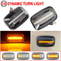 สำหรับ Toyota Land Cruiser J80 J100 Series LC70 LC80 LED แบบไดนามิกไฟเลี้ยวด้านข้าง Marker Light ไหลลำดับโคมไฟ