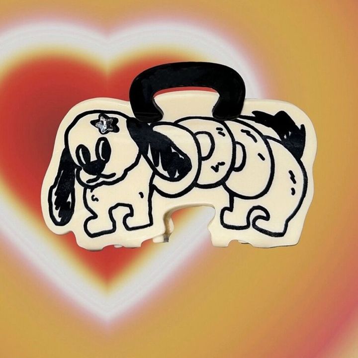 kisscat-การ์ตูนลายการ์ตูน-กรงเล็บขนสุนัขสัตว์-กรดอะซิติก-ดาวดาวดาว-น่ารักน่ารักๆ-คลิปหนีบผม-สาวๆ
