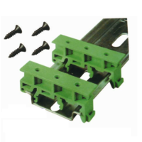 PCB Mounting cket KPRH-175 DIN Rail C45ฐานเท้า PCB Fixing รวม2วงเล็บและ4สกรู