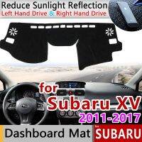 แผ่นแผ่นคลุมแผงหน้าปัดรถยนต์กันแดดกันเสื่อกันลื่นสำหรับ Subaru XV 2011 ~ 2017อุปกรณ์เสริม WRX STI 2012 2013 2014 2015 2016