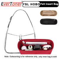 EverToner สำหรับ LE 5 À 7 HOBO ใต้วงแขนกระเป๋าใส่กระเป๋าออแกไนเซอร์แต่งหน้าออแกไนเซอร์ Travel Felt ผ้ากระเป๋าด้านในแบบพกพาเครื่องสำอาง B