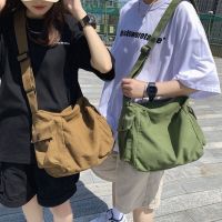 Ulzzang Korean Fashion Canvas Men Shoulder Bag Hobo Bag Messenger Bag for Men Birthday Gift 【JULE】