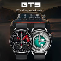 ยูทิไลท์✅พร้อม✅GT5ใหม่สมาร์ทวอท์ชผู้ชายรับสายเครื่องติดตามเก็บข้อมูลการออกกำลังกายชาร์จไร้สายสมาร์ทวอชสตรี NFC ของขวัญสำหรับ Android IOS PK GT2 GT3 GT3Pro