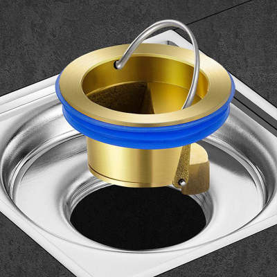 Universal Brass Floor Drain One Way Drain Valve Odor Insect Prevention Toilet Bathroom Sewer Strainer Drain Cover  by Hs2023